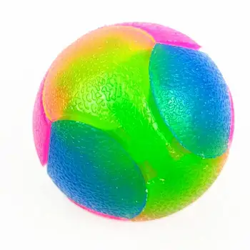Светящийся мяч для собак, мигающий надувной мяч, светодиодный молярный мяч, цветной световой мяч для домашних животных, подходящий для интерактивных игрушек для кошек и собак