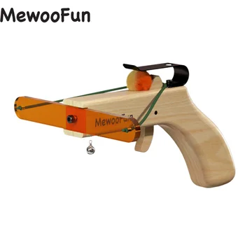 Mewoofun Cat Toys Cat Interactive Stick Ball Tease Cat Автоматический Пистолет Для Снятия Скуки Спортивные Игрушки Для Маленьких Домашних Животных Дропшиппинг