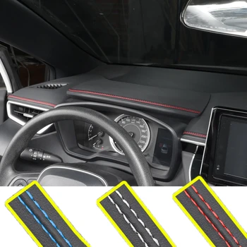 Кожаная декоративная наклейка на приборную панель двери автомобиля для Seat Leon Mk3 5f Cupra Ibiza 6l 6j Ateca