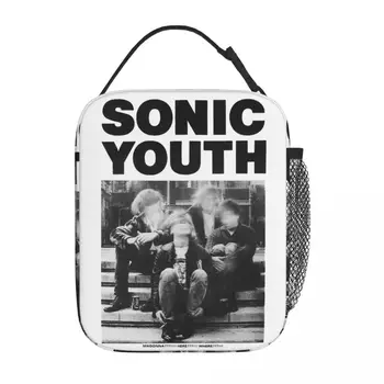 Плакат Sonic Youth, изолированные сумки для ланча, Портативная музыкальная группа, контейнер для еды, сумка-холодильник, ланч-бокс, Школьные путешествия Для девочек и мальчиков